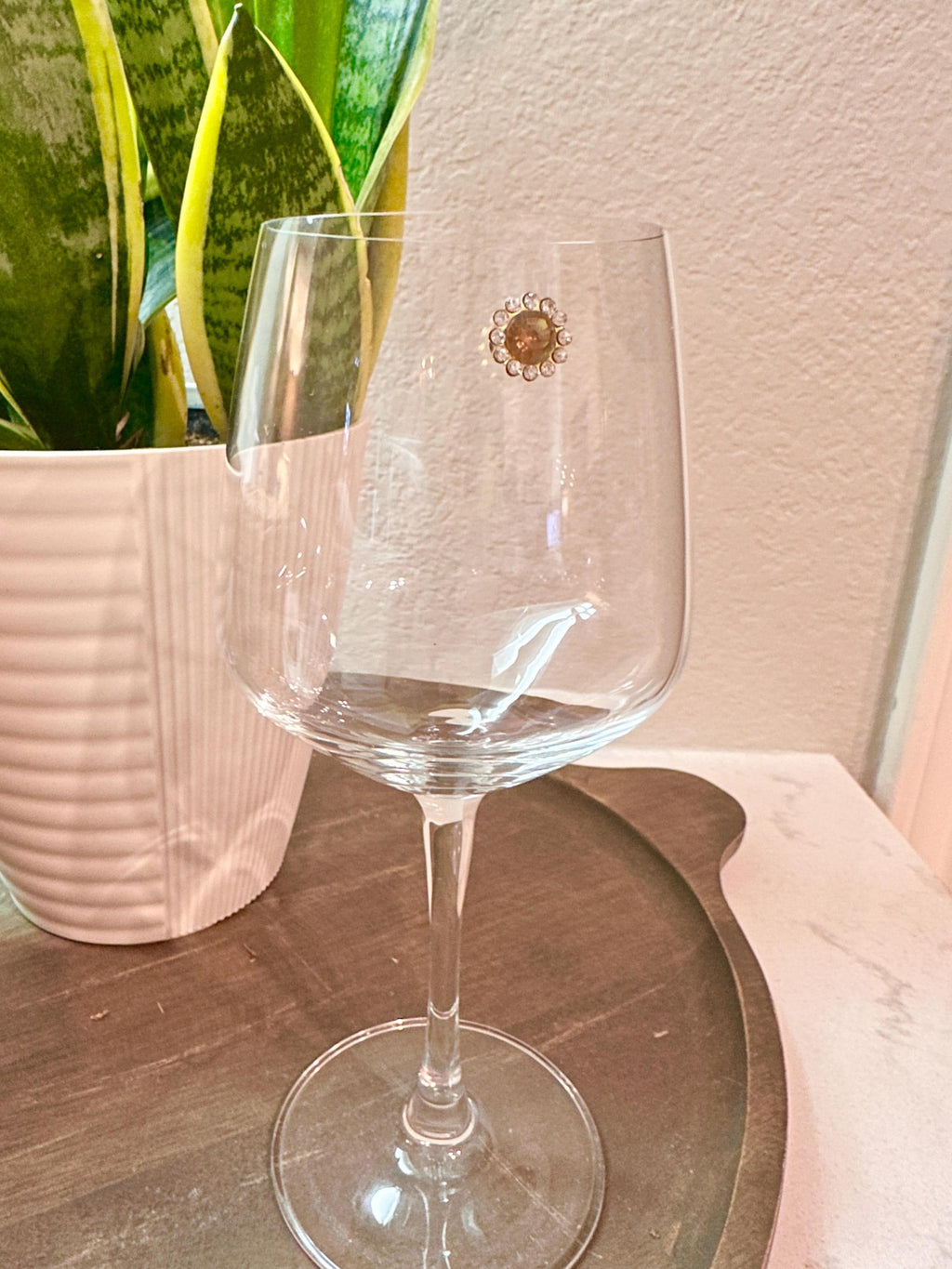 Rhinestone Magnetic Wine Charms: Party Bar Decor, Bridesmaids, Colorful Crystal Charms, Housewarming Gift,