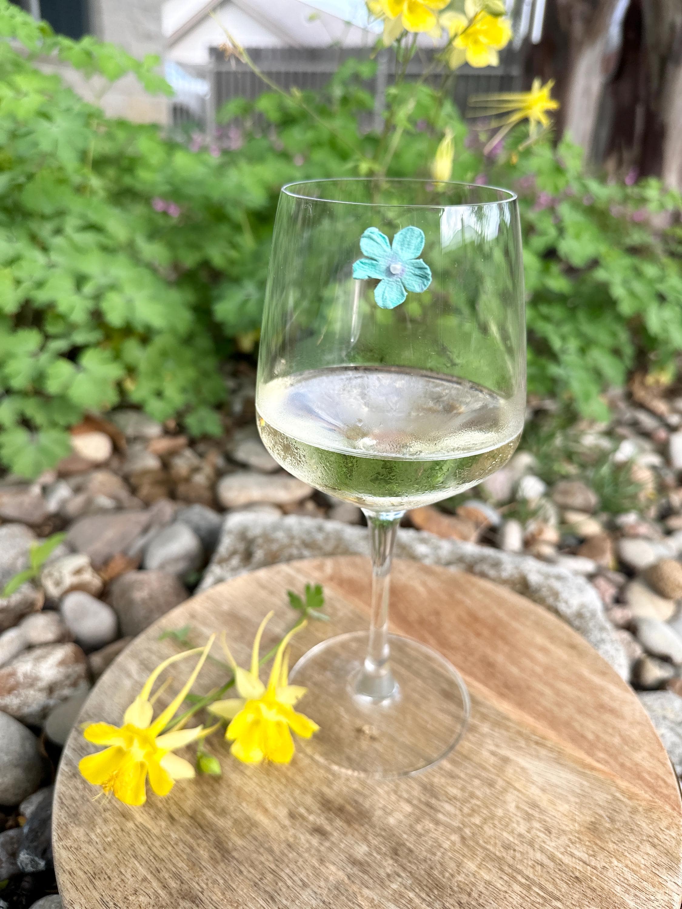 Floral Magnetic Wine Charms — Pastel Drink Markers for Parties & Gifts