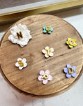 Personalized Initial Flower Wine Charms